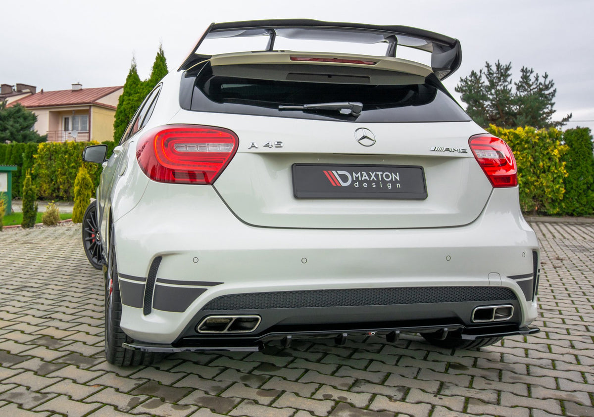 Spoiler CAP für Mercedes A45 AMG W176 schwarz Hochglanz – Ansicht 1
