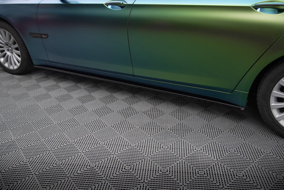 Street+ Seitenschweller Leisten passend für BMW 7 Long F02 schwarz Hochglanz – Ansicht 4