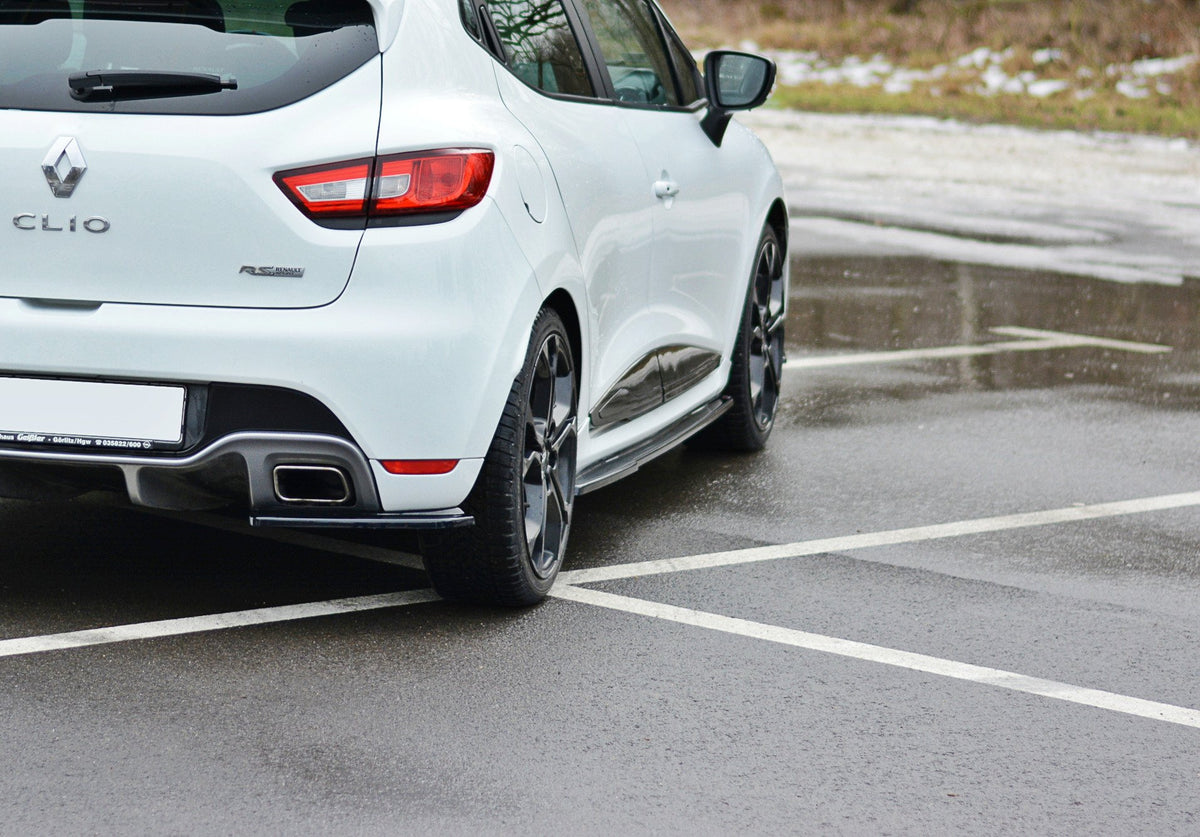 Street+ Seitenschweller Leisten passend für Renault Clio RS Mk4  schwarz Hochglanz – Ansicht 1