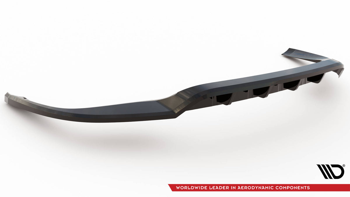 Street+ Mittlerer Diffusor RACE passend für Porsche Panamera GTS Sport Turismo 971 Facelift schwarz Hochglanz – Ansicht 6