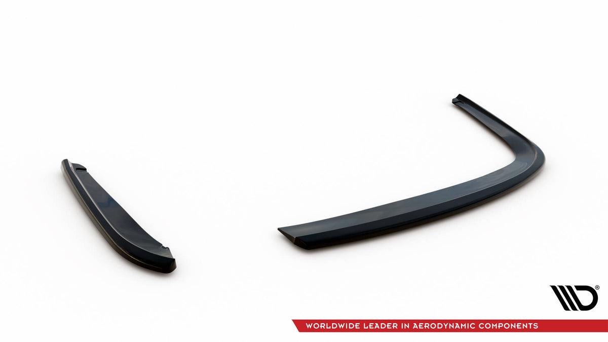 Heck Ansatz Flaps Diffusor V.3 passend für Seat Leon FR Sportstourer Mk3 schwarz Hochglanz – Ansicht 4