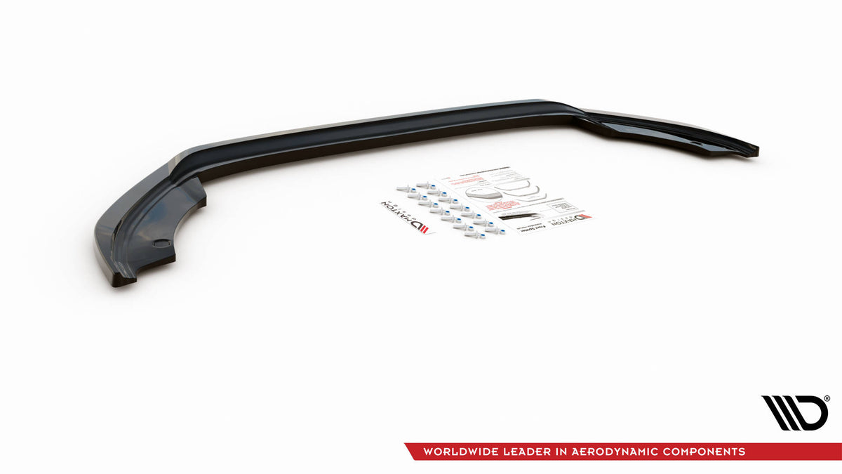 Street+ Spoilerlippe Front Ansatz V.3 passend für Seat Ibiza FR/ Standard Mk5 schwarz Hochglanz – Ansicht 5