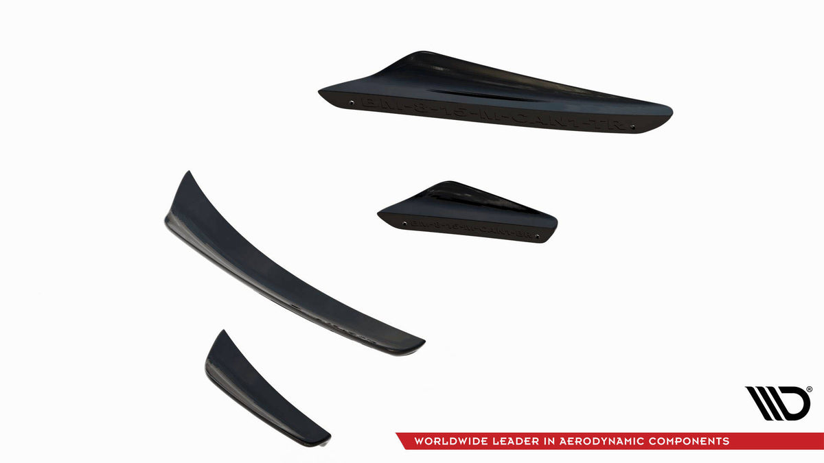 Stoßstangen Flaps Wings vorne Canards passend für BMW M8  Gran Coupe F93 / Coupe F92 – Ansicht 5