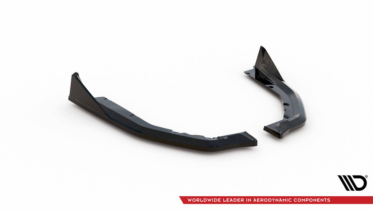 Heck Ansatz Flaps Diffusor V.3 passend für CSL Look BMW M4 G82 / G82 Facelift schwarz Hochglanz – Ansicht 5