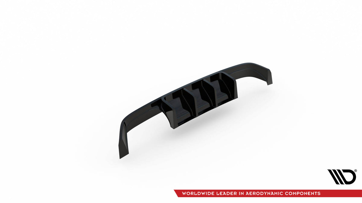 Diffusor Heck Ansatz passend für BMW M4 F82 schwarz Hochglanz – Ansicht 6