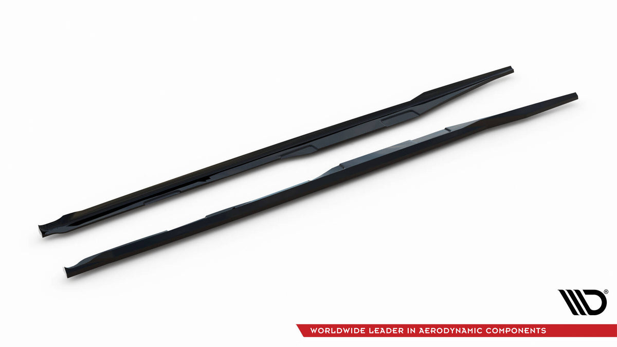 Street+ Seitenschweller Leisten passend für Honda Civic SI Mk10 schwarz Hochglanz – Ansicht 5