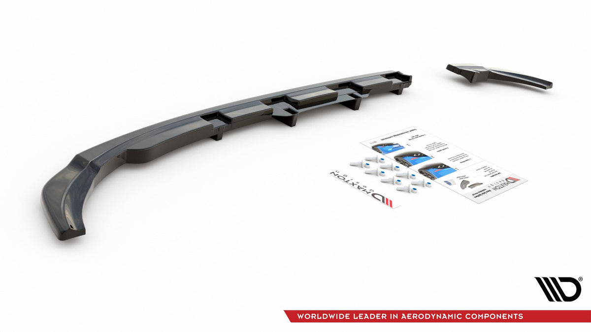Street+ Mittlerer Diffusor RACE passend für VW Polo GTI Mk6 schwarz Hochglanz – Ansicht 6