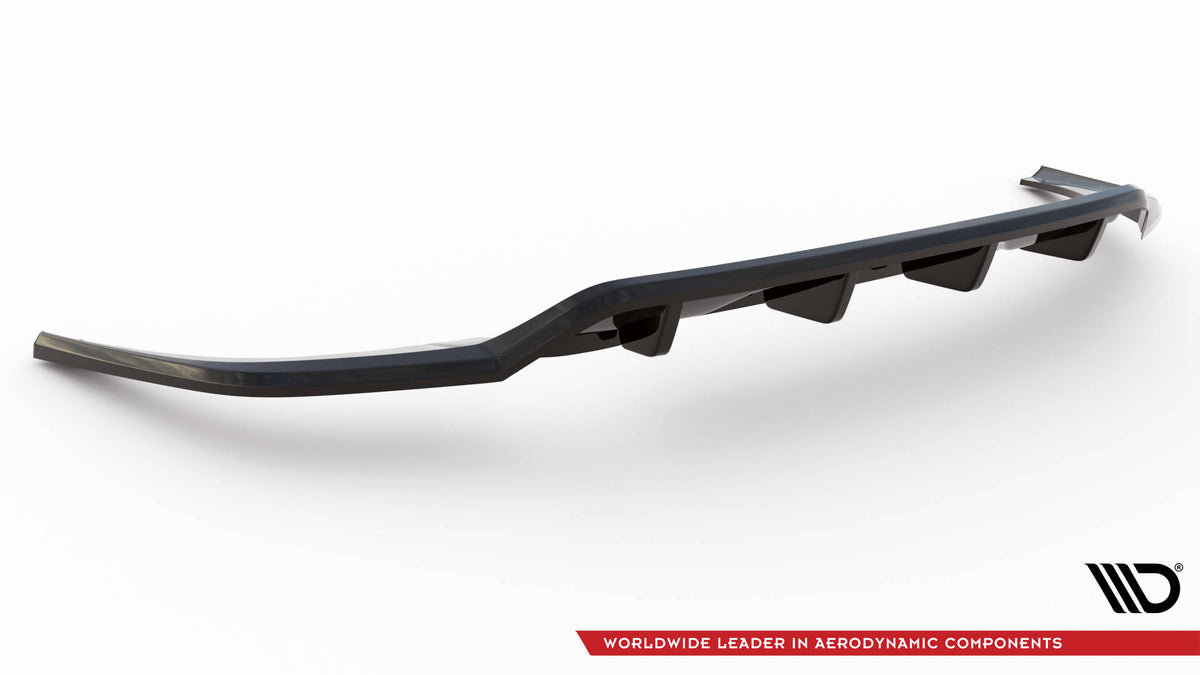 Street+ Mittlerer Diffusor RACE passend für VW Taigo R-Line Mk1 schwarz Hochglanz – Ansicht 5