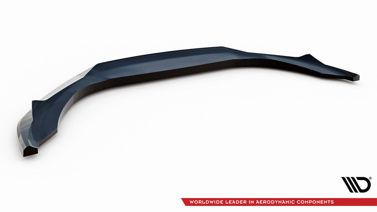 Street+ Spoilerlippe Front Ansatz V.2 passend für Maserati Ghibli Mk3 Facelift schwarz Hochglanz – Ansicht 6