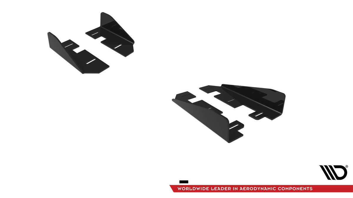 Seitenschweller Flaps passend für VW Polo GTI Mk6 Facelift schwarz Hochglanz – Ansicht 6