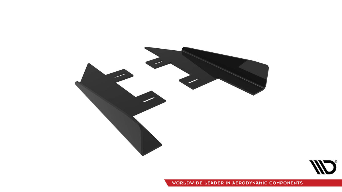 Hintere Seiten Flaps passend für Honda Civic Mk10 schwarz Hochglanz – Ansicht 5
