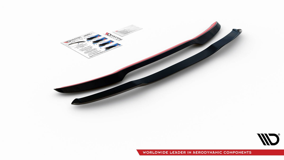 Heckspoiler Lippe Peugeot 2008 Mk2 schwarz Hochglanz – Ansicht 6