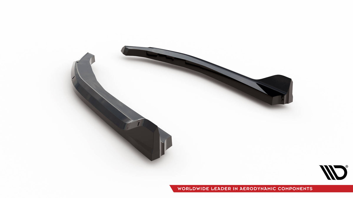 Heck Ansatz Flaps Diffusor passend für BMW 3er Limousine / Touring G20 / G21 Facelift schwarz Hochglanz – Ansicht 6