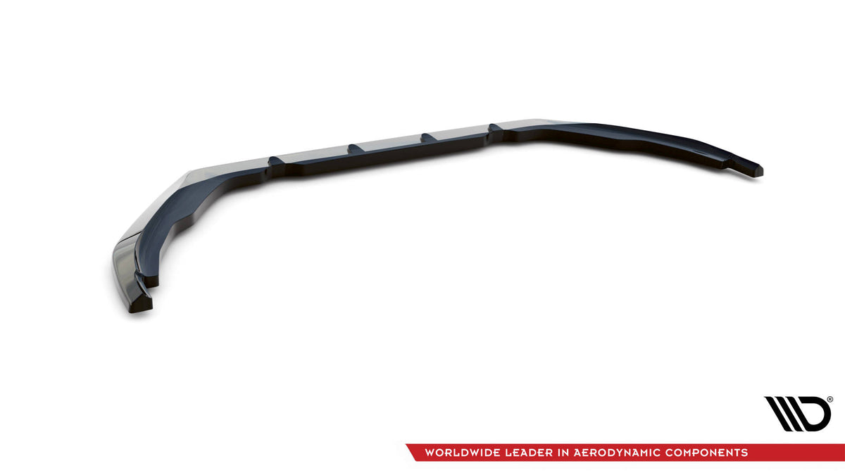 Street+ Spoilerlippe Front Ansatz V.1 passend für Peugeot 208 GTi Mk1 schwarz Hochglanz – Ansicht 6