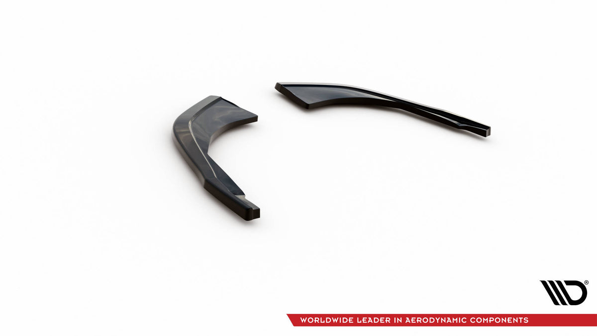 Heck Ansatz Flaps Diffusor passend für VW Atlas Cross schwarz Hochglanz – Ansicht 6