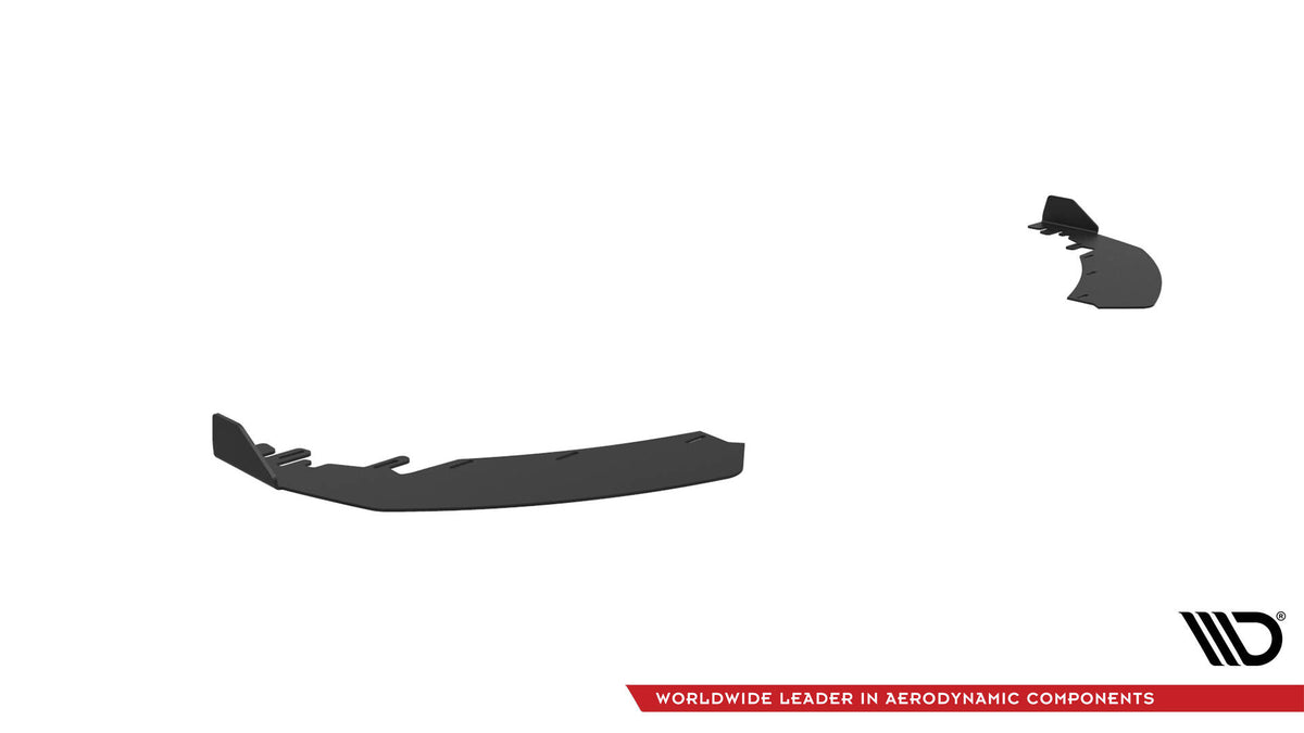 Front Stoßstange Flaps passend für BMW M2 G87 schwarz Hochglanz – Ansicht 6