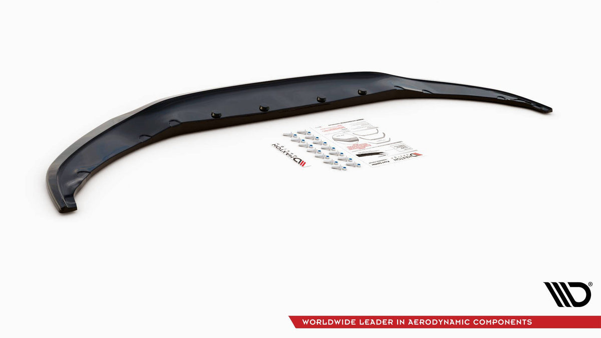 Street+ Spoilerlippe Front Ansatz V.1 passend für BMW 7 M-Paket G11 /G12 schwarz Hochglanz – Ansicht 6
