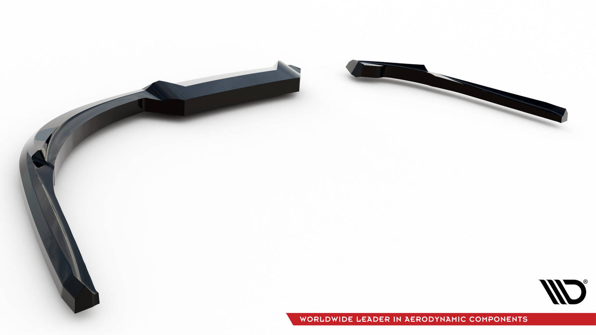 Heck Ansatz Flaps Diffusor passend für Jaguar XE R-Sport X760 schwarz Hochglanz – Ansicht 7