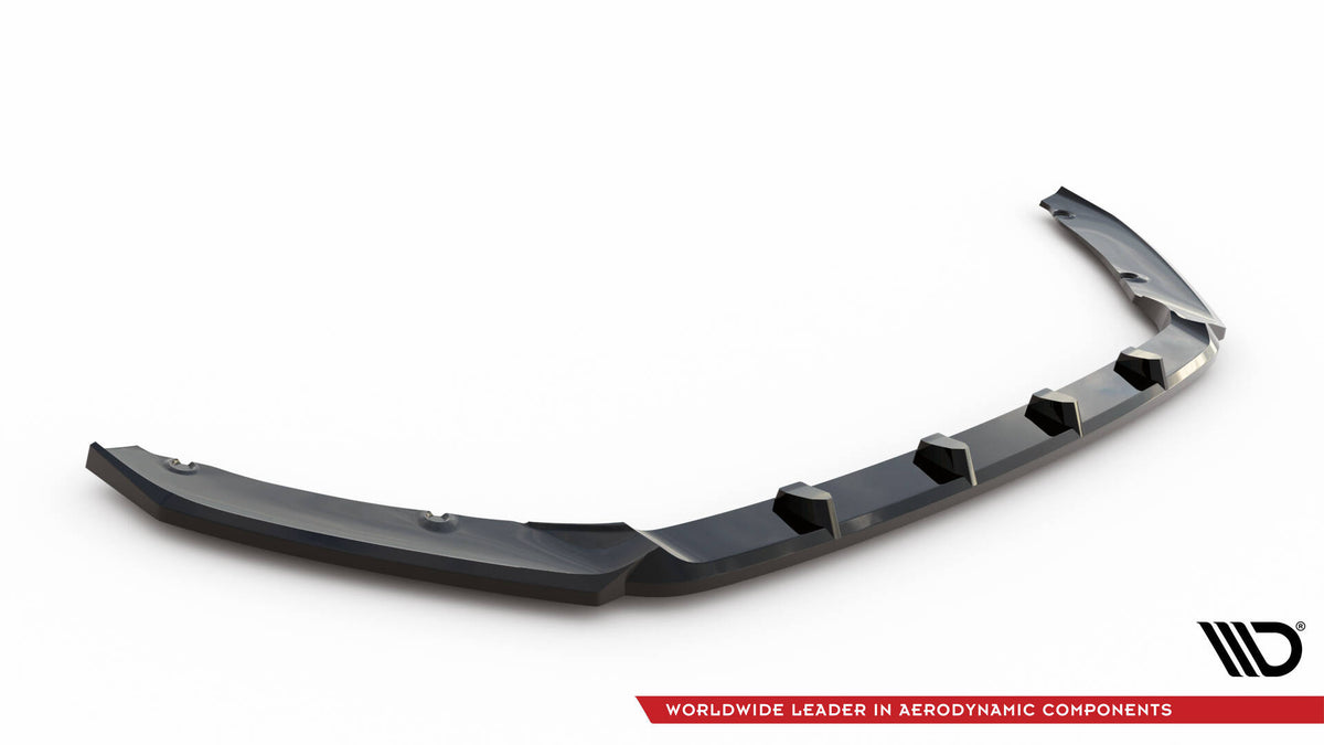 Street+ Spoilerlippe Front Ansatz passend für Skoda Fabia Monte Carlo Mk4 schwarz Hochglanz – Ansicht 5