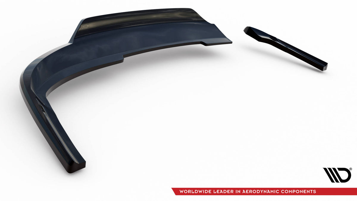 Street+ Mittlerer Diffusor RACE passend für Audi A4 Competition B8 Facelift schwarz Hochglanz – Ansicht 8