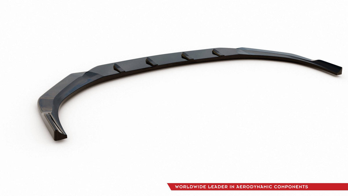Street+ Spoilerlippe Front Ansatz V.4 passend für Hyundai I30 N Mk3 Hatchback/ Fastback schwarz Hochglanz – Ansicht 6