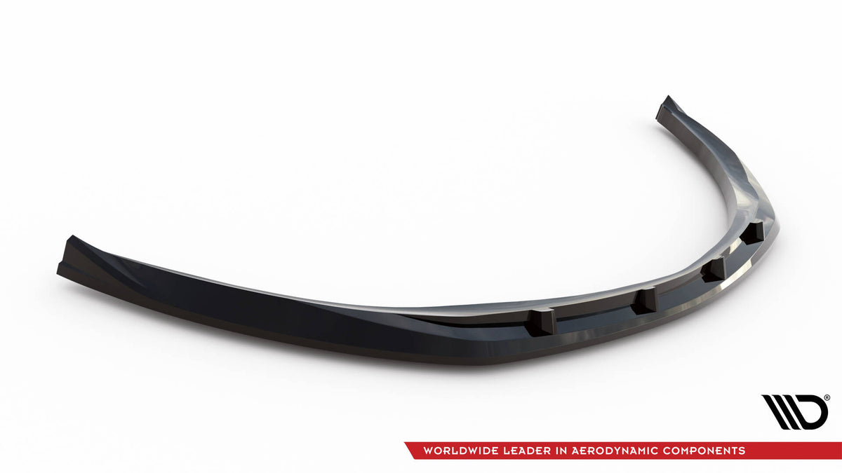 Street+ Spoilerlippe Front Ansatz passend für Opel Cascada schwarz Hochglanz – Ansicht 5