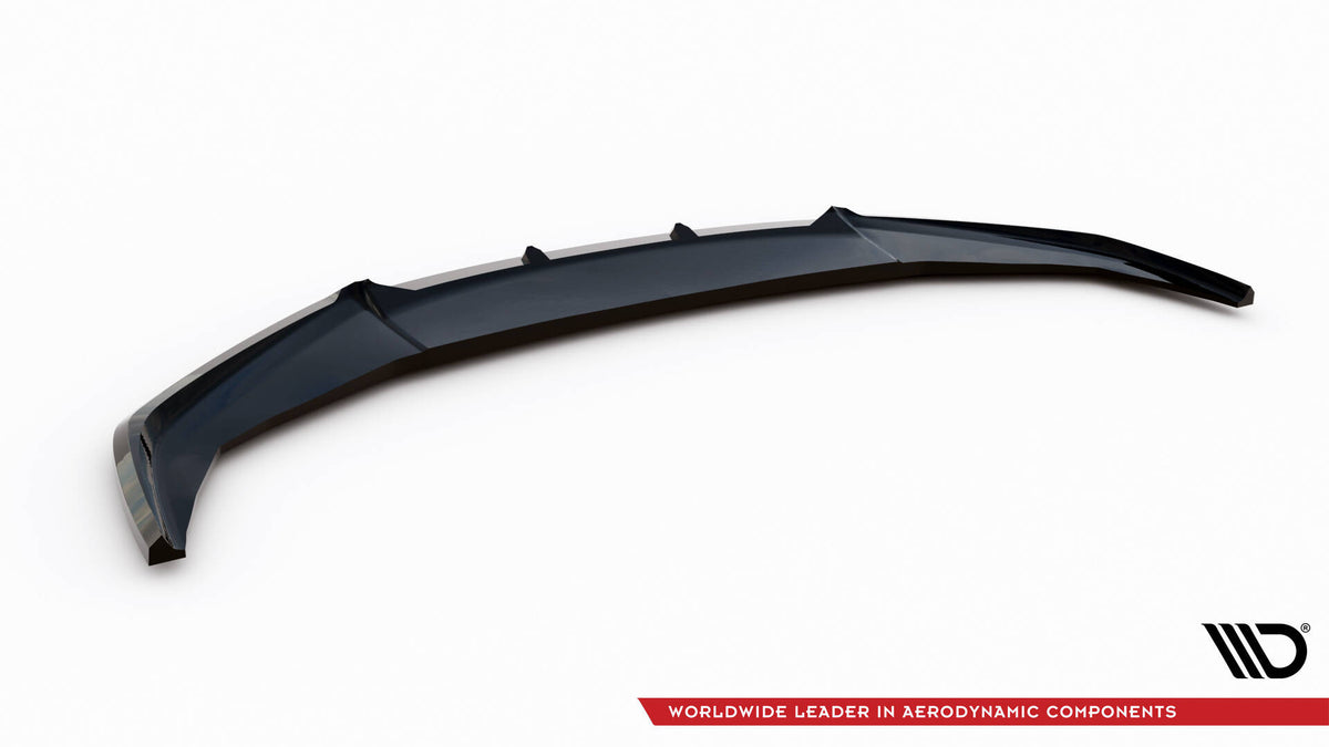 Street+ Spoilerlippe Front Ansatz V.1 passend für Honda Civic Limousine Mk10 schwarz Hochglanz – Ansicht 6