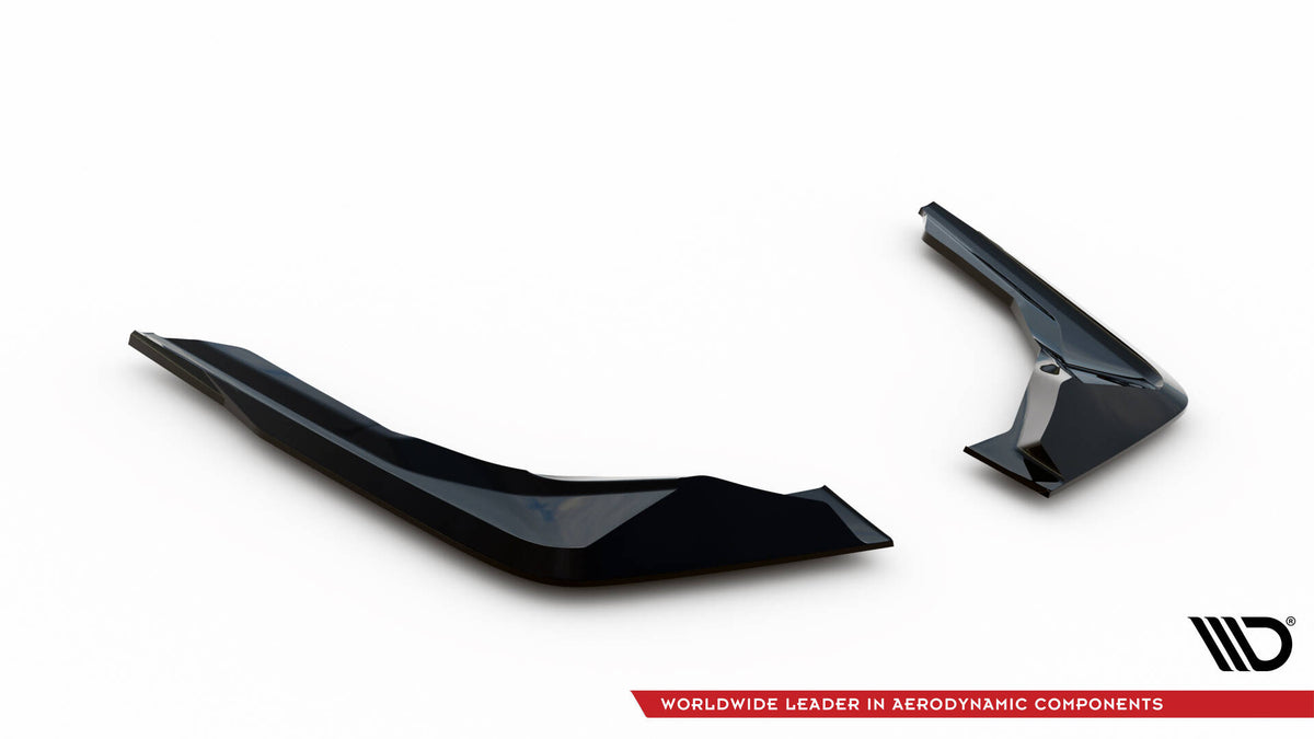 Heck Ansatz Flaps Diffusor passend für BMW M2 M-Performance G87 schwarz Hochglanz – Ansicht 5