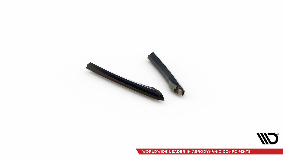 Heck Ansatz Flaps Diffusor passend für Ford Mondeo Sport Mk5 Facelift / Fusion Sport Mk2 Facelift schwarz Hochglanz – Ansicht 5