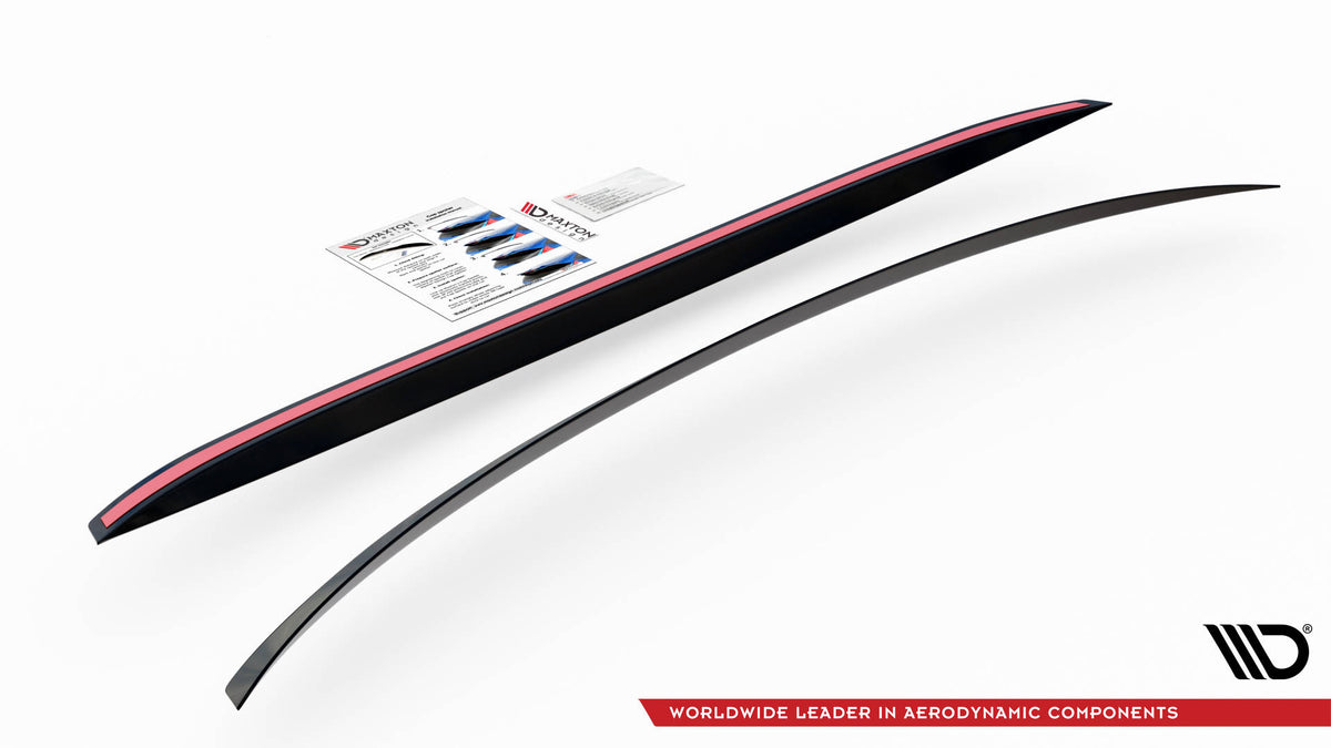 Verlängerung motorhaube Ford Fiesta Standard/ ST-Line/ ST schwarz Hochglanz – Ansicht 5
