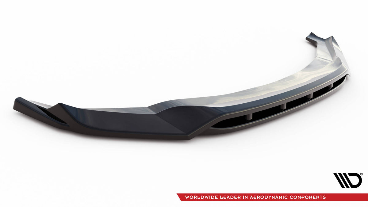 Street+ Spoilerlippe Front Ansatz V.3 passend für BMW X5 M F85 / X6 M F86 schwarz Hochglanz – Ansicht 5
