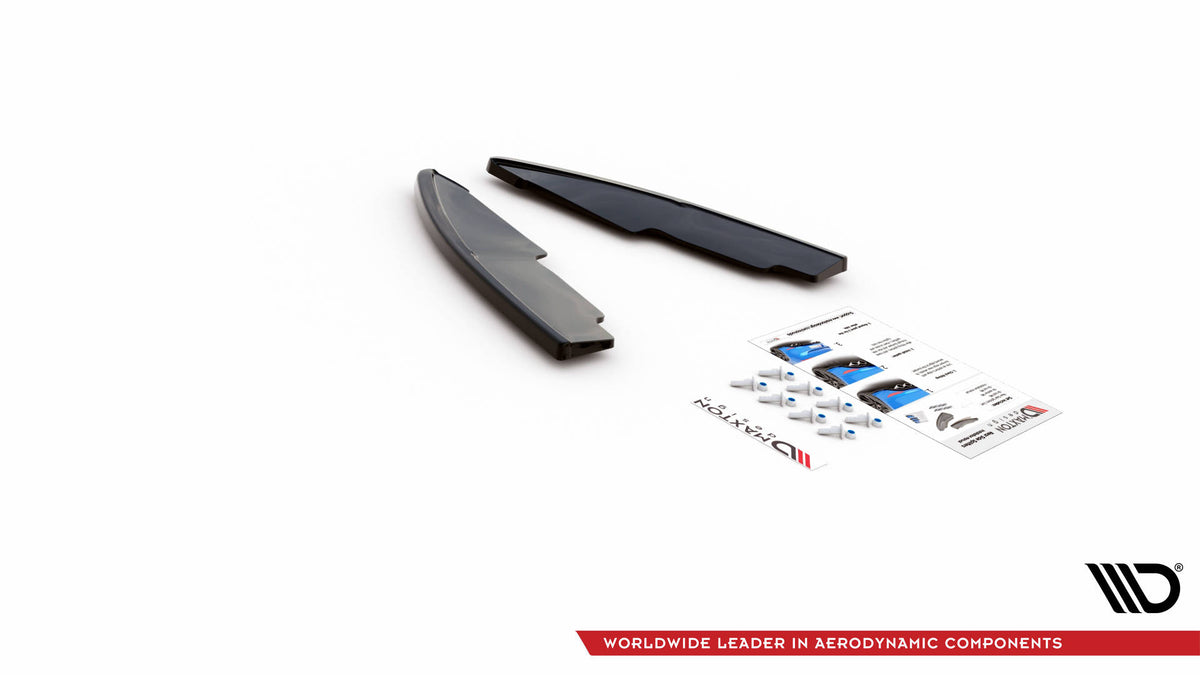 Heck Ansatz Flaps Diffusor passend für Ford Kuga ST-Line Mk3 schwarz Hochglanz – Ansicht 6