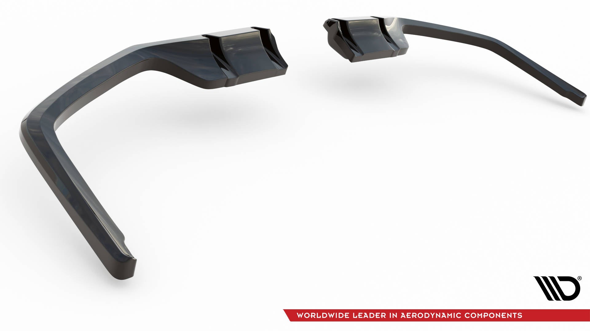 Heckansatz V.1 (mit einem vertikalem balken) Honda Civic Sport Mk 10 Facelift schwarz Hochglanz – Ansicht 6