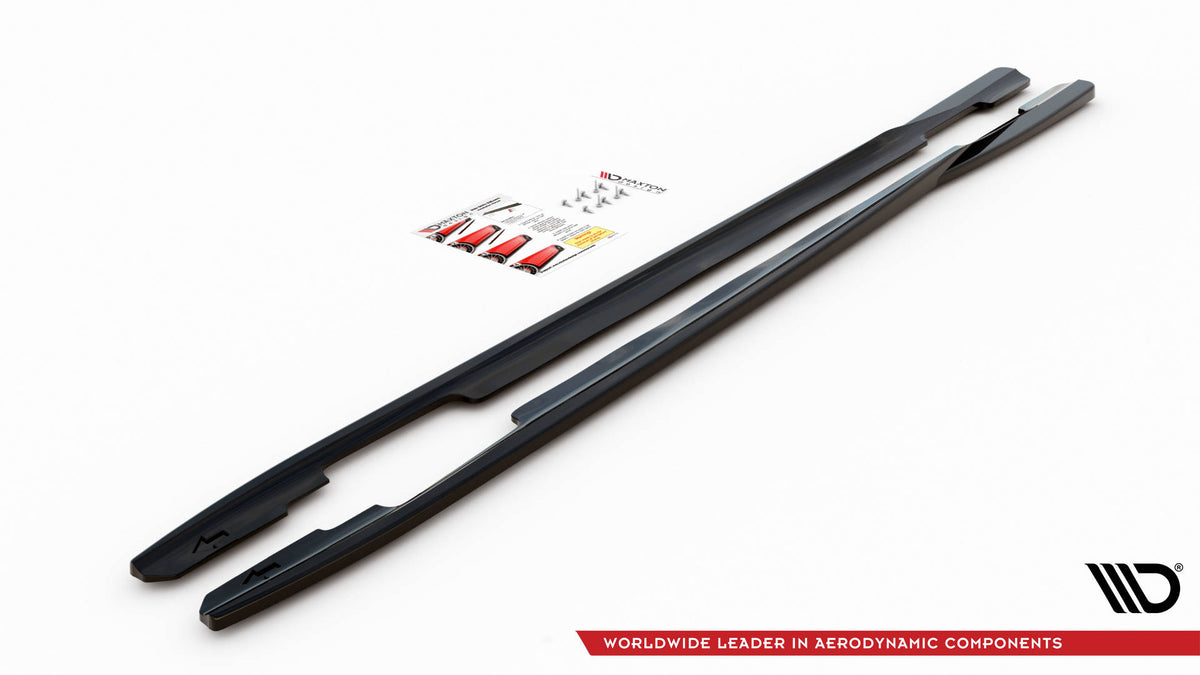 Street+ Seitenschweller Leisten passend für Ford Mondeo ST-Line Mk5 Facelift schwarz Hochglanz – Ansicht 5