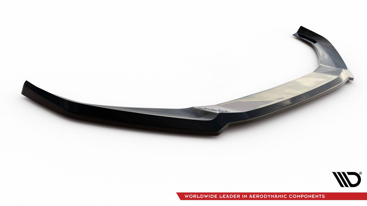 Street+ Spoilerlippe Front Ansatz V.4 passend für Audi S4 / A4 S-Line B9 schwarz Hochglanz – Ansicht 5