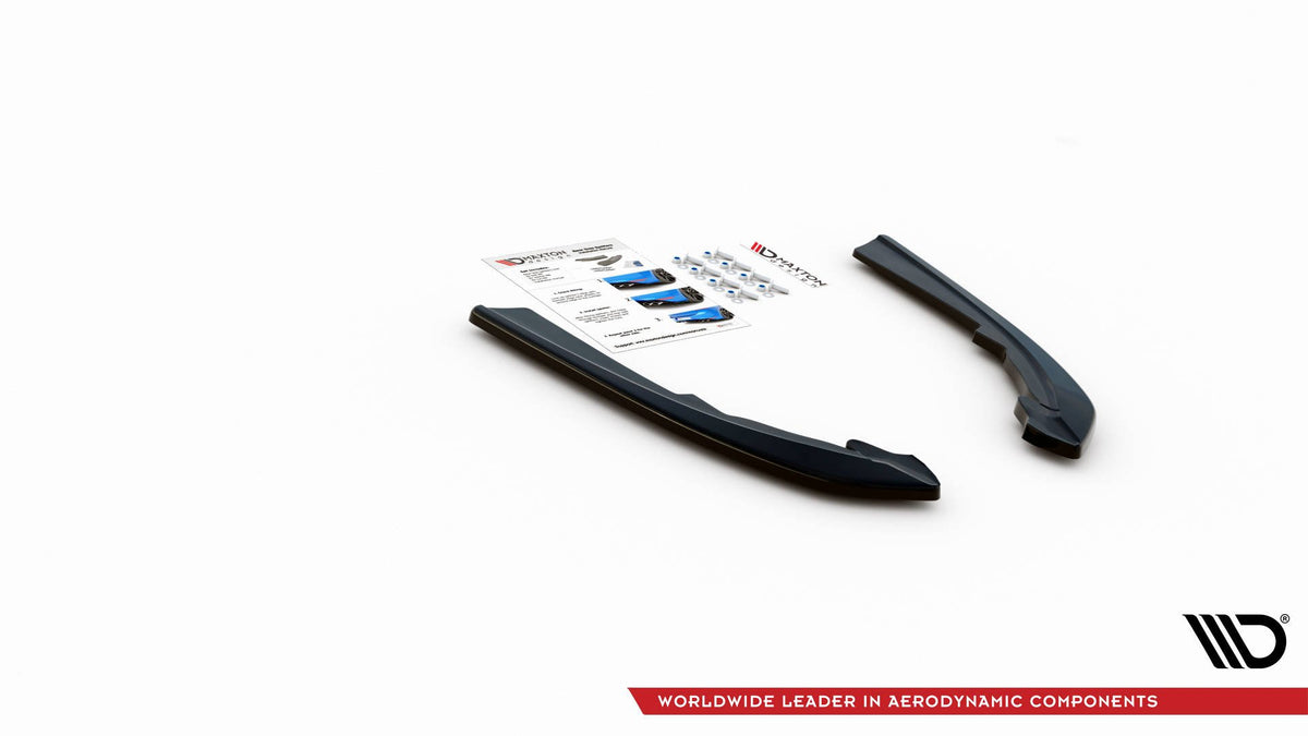 Heck Ansatz Flaps Diffusor passend für BMW 3er Limousine G20 schwarz Hochglanz – Ansicht 5