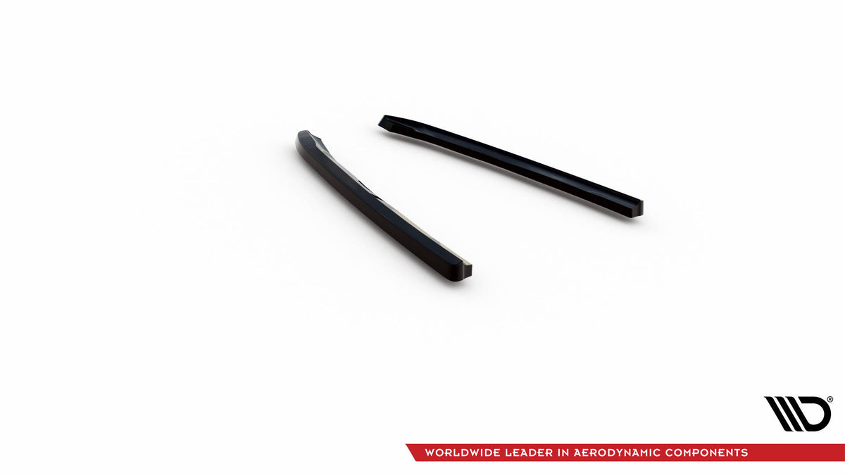 Heck Ansatz Flaps Diffusor V.2 passend für Audi A6 Avant / Limousine C7  schwarz Hochglanz – Ansicht 5