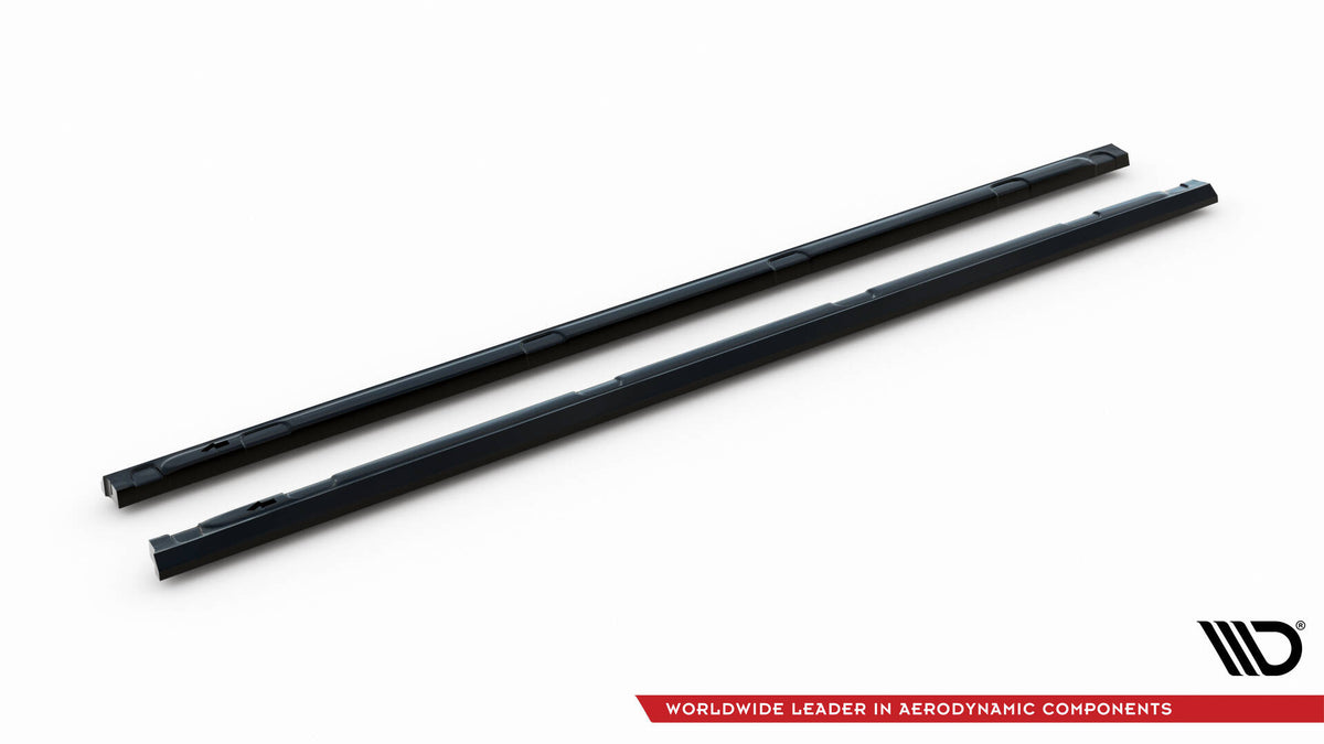Street+ Seitenschweller Leisten passend für Mercedes-Benz T W420 schwarz Hochglanz – Ansicht 5