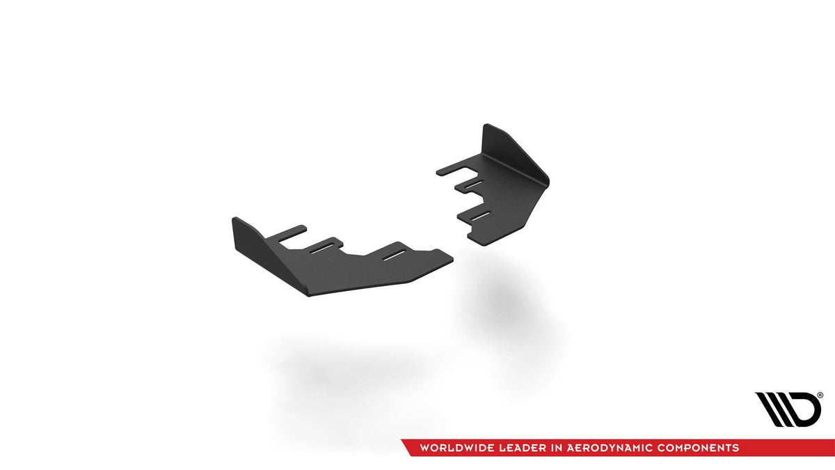 Hintere Seiten Flaps passend für Seat Leon FR Hatchback Mk4 schwarz Hochglanz – Ansicht 4