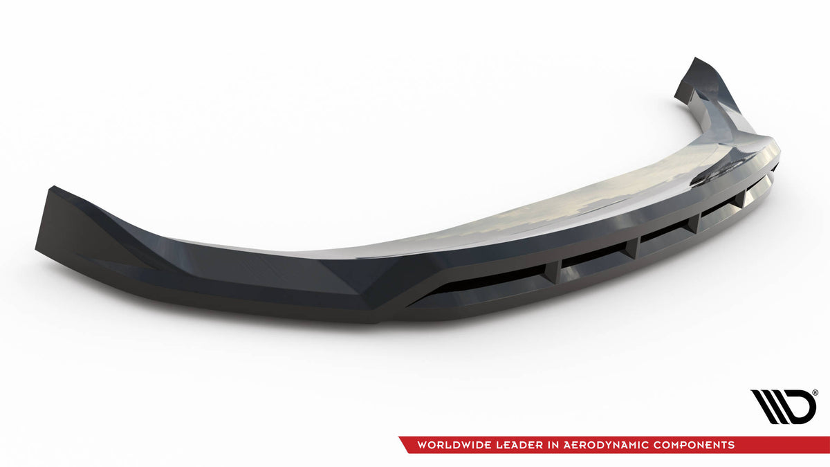 Street+ Spoilerlippe Front Ansatz passend für Volvo C40 Mk1 schwarz Hochglanz – Ansicht 5