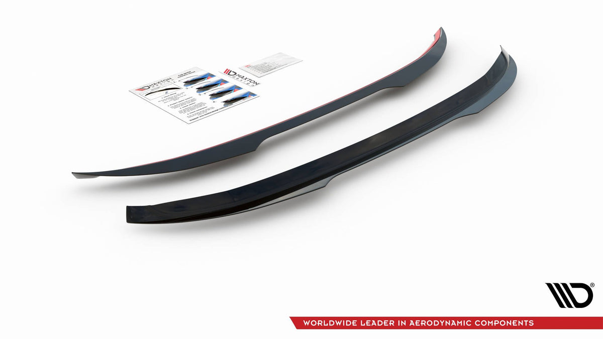 Heckspoiler Lippe Peugeot 308 SW Mk2  schwarz Hochglanz – Ansicht 5