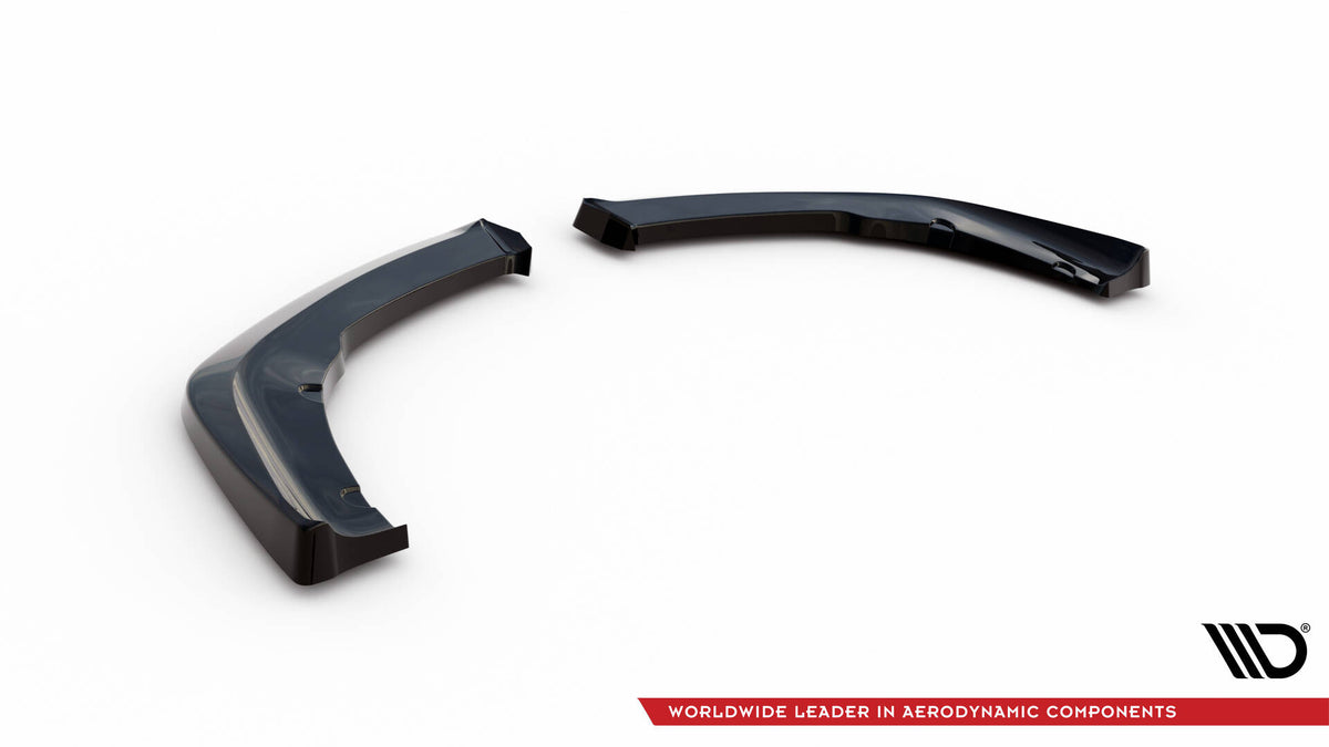 Heck Ansatz Flaps Diffusor passend für Porsche Boxster 987 schwarz Hochglanz – Ansicht 6