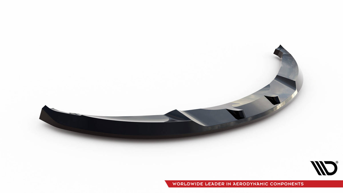Street+ Spoilerlippe Front Ansatz V.2 passend für BMW 1er M-Paket E82 schwarz Hochglanz – Ansicht 5