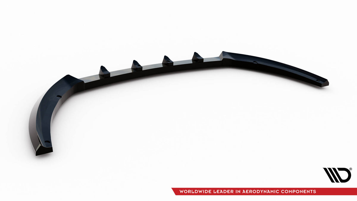 Street+ Spoilerlippe Front Ansatz passend für Mercedes-Benz T W420 schwarz Hochglanz – Ansicht 6