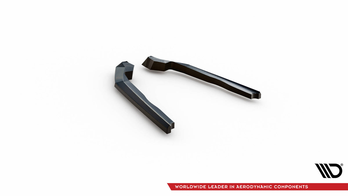 Heck Ansatz Flaps Diffusor V.1 passend für BMW 2 Coupe G42 schwarz Hochglanz – Ansicht 6