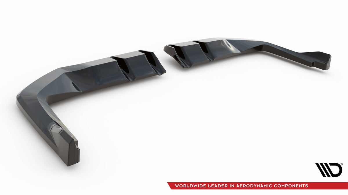 Street+ Mittlerer Diffusor RACE V.2 passend für Honda Civic Type-R Mk 11 schwarz Hochglanz – Ansicht 7