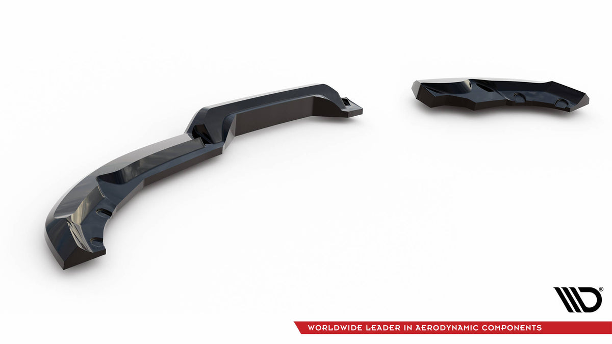 Street+ Mittlerer Diffusor RACE passend für Renault Clio R.S. Line Mk5 schwarz Hochglanz – Ansicht 6
