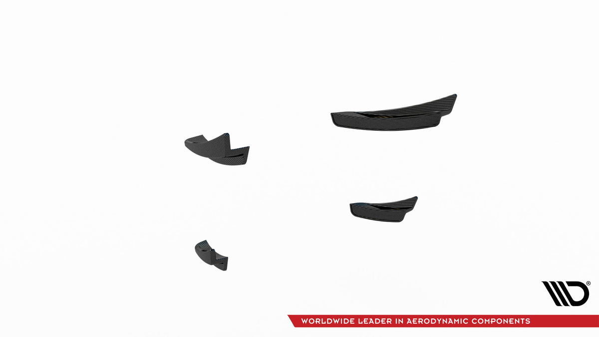 Carbon Fiber Front Bumper Wings (Canards) Prepreg BMW 1er M-Paket /  M135i / 128ti F40 – Ansicht 7