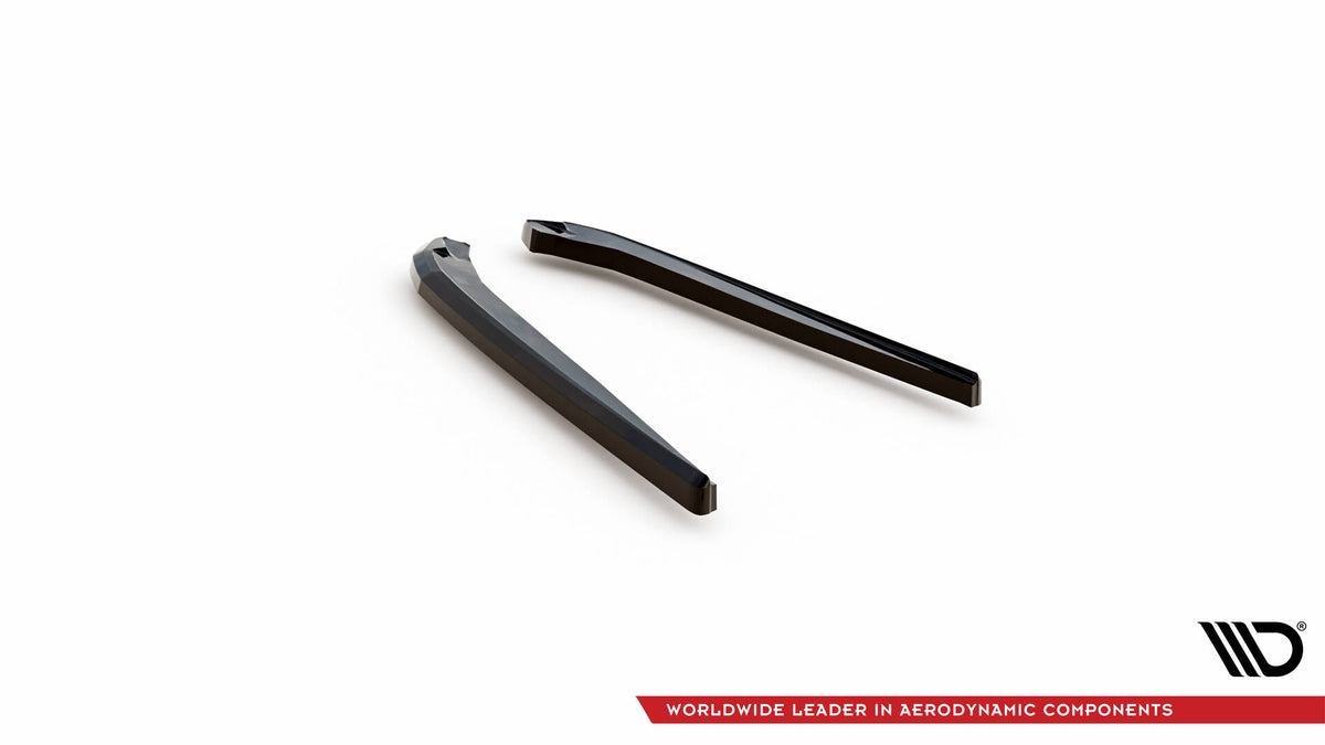 Heck Ansatz Flaps Diffusor passend für BMW 5er G30 / G31 Facelift schwarz Hochglanz – Ansicht 5