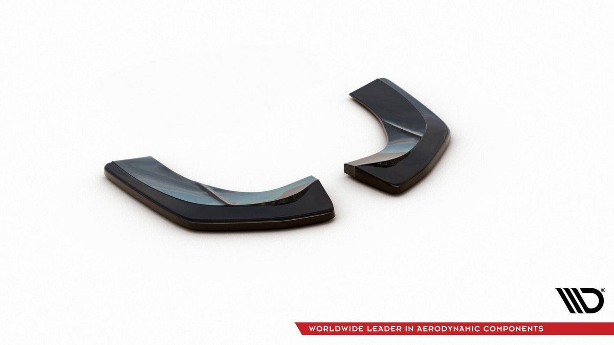Heck Ansatz Flaps Diffusor passend für Hyundai I30 N Mk3 Fastback  schwarz Hochglanz – Ansicht 5